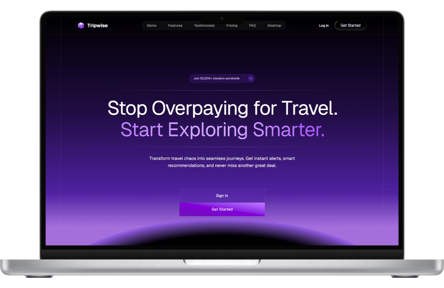 Tripwise · Smart Travel SaaS preview