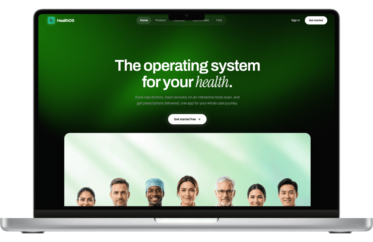 HealthOS · Connected Care OS preview