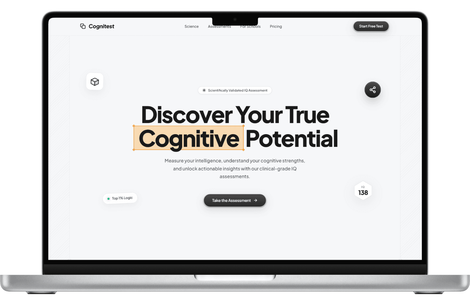 Cognitest · Clinical IQ & Cognitive Assessments preview